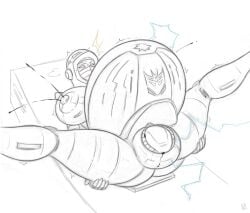1girls 5_fingers ass belly_bulge belly_button belly_tattoo big_belly big_breasts birth bodily_fluids decepticon emblem female female_focus fugasvbashnyu fvb-h hi_res lactation legs_apart legs_spread lightning line_art lying naked nervous nightbird_(transformers) nipple_bulge nipples nude nude_female oil on_back onomatopoeia pain pregnant pussy robot robot_girl robotic_genitalia stretch_marks tattoo transformers vagina