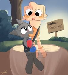dandy's_world goob_(dandy's_world) grey_(sprunki) quicksand sprunki tagme
