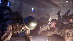 anal anal_sex anal_sex army bent_over blowjob gay gay_male gay_sex group group_sex medal_of_honor_airborne military missionary_position oral oral_sex orgy soldier soldiers tommys_eagle_hq uniform ww2