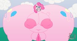 2025 anthro areola artist_logo ass belly big_areola big_belly big_breasts big_butt big_nipples big_vulva blue_eyes blue_sky breasts clitoris cloud colored cutie_mark digital_media_(artwork) equid equine eyelashes female flat_colors friendship_is_magic front_view genitals gesture green_grass hair hasbro hi_res horse huge_areola huge_belly huge_breasts huge_butt huge_nipples huge_thighs hyper hyper_areola hyper_breasts hyper_butt hyper_genitalia hyper_nipples hyper_thighs hyper_vulva logo mammal maxcove my_little_pony navel nipples outside overweight overweight_anthro overweight_female pink_areola pink_body pink_clitoris pink_ears pink_hair pink_nipples pink_vulva pinkie_pie_(mlp) pony pussy sky smile smiling_at_viewer solo teeth thick_thighs vulva waving waving_at_viewer