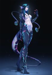 big_ass big_breasts big_breasts big_butt big_nipples big_thighs big_titties black_hair curvaceous curvaceous_female curvaceous_figure curvy curvy_figure curvy_hips female female_focus female_only long_hair nipples nude nude_female original original_character puraraw siren