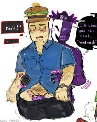 007n7_(forsaken) burger_hat chubby english_text forsaken_(roblox) hairy_pussy noli_(forsaken) pubic_hair roblox roblox_game text transmasc xenn0_0