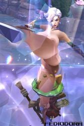 3d big_ass big_breasts camille_ferros league_of_legends nude winterblessed_camille_prestige