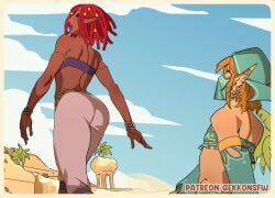 1boy 1boy1girl 1girls 3d big_ass big_breasts breasts curvaceous curvy curvy_figure dark-skinned_female dark_skin female gekk_0 gekkonsfw gerudo gerudo_link hips hourglass_figure huge_ass huge_breasts large_ass large_breasts legs light-skinned_male light_skin link link_(breath_of_the_wild) male male/female mature mature_female mature_male nintendo slim_waist straight the_legend_of_zelda the_legend_of_zelda:_breath_of_the_wild thick thick_hips thick_legs thick_thighs thighs voluptuous waist wide_hips