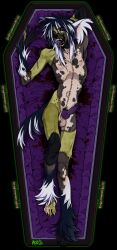 absurd_res animal_genitalia animal_penis anthro balls black_background canid canine canine_genitalia canine_penis canis chinese_crested_dog domestic_dog genital_piercing genitals hairless hairless_dog hi_res knot knotted_penis lying male mammal nipple_piercing nipples nude_anthro nude_male on_back one_eye_closed open_mouth patchwork_creature penis penis_piercing piercing pubes purple_penis r0tt13 ribs sheath simple_background skinny skinny_anthro skinny_male solo surgical_suture tongue tongue_out toy_dog undead zombie