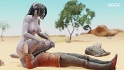 3d animated anthro big_butt breathing butt_focus close-up cunnilingus facesitting forced forced_oral furry heavy_breathing human human_on_anthro hyena rear_view rixal34 savanna sex sitting_on_face sitting_on_person sound spots spotted_body spotted_fur tagme threatening video