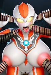 ai_generated alien alien_girl alien_humanoid areolae asian asian_female bbc bbc_slave breasts cum cum_in_mouth cum_in_nipples female heroine large_ass large_breasts minato_asahi nipple_penetration nipples pink_areola pink_nipples superheroine thick_ass thick_thighs thighs ultraman_(franchise) ultraman_r/b ultrawoman_grigio