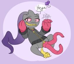 banette diphallia diphallism fan_character generation_3_pokemon genitals gesture hi_res looking_at_viewer male mikey6193 multi_genitalia multi_penis nintendo penis pokemon pokemon_(species) prehensile_penis solo voodoo voodoo_doll waving waving_at_viewer zipper zipper_mouth