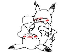 2018 animated anthro anthro_on_anthro blush closed_eyes cunnilingus duo fellatio female flipnote_studio fur holding_character licking love lying male mammal nintendo nude open_mouth oral pikachu pokémon_(species) pokemon pussy rodent sex simple_background spreading straight tongue tongue_out unknown_artist upside-down vaginal_penetration video_games white_background