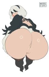 1girls anus ass ass_bigger_than_head ass_cleavage ass_crack ass_focus ass_up big_ass bimbo_lips bubble_ass bubble_butt curvaceous curvaceous_body curvaceous_female curvaceous_figure curves curvy curvy_body curvy_female curvy_figure curvy_hips fat_ass female female_only huge_ass huge_butt huge_thighs light-skinned_female lips marsupialman massive_ass massive_thighs nier nier:_automata nier_(series) panties panties_only presenting presenting_ass presenting_butt presenting_hindquarters presenting_pussy pussy pussy_lips pussy_peek thick_ass thick_legs thick_thighs thong thong_panties thunder_thighs thunderthighs vagina voluptuous_female wide_hips wide_thighs yorha_2b
