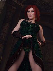 triss merigold from cd projekt red by missally