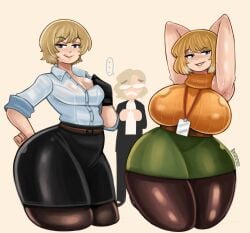 ... 3girls 40_year_old age_difference armpits ashley_graham ashley_graham_(ella_freya) big_breasts big_hips biohazard blonde-haired_female blonde_female blonde_hair blonde_hair_female bob_cut breasts breasts_bigger_than_head capcom clothed clothed_female embarrassed embarrassed_female female flat_chest fully_clothed glasses grace_ashcroft grace_ashcroft_(fbi_outfit) grace_ashcroft_(julia_pratt) huge_ass huge_breasts huge_thighs large_thighs legwear mature mature_female mature_woman miniskirt office_lady older_female_and_younger_female pointing pummies resident_evil resident_evil_4 resident_evil_4_remake resident_evil_9:_requiem sherry_birkin sherry_birkin_(bridgette_haze) short_hair shy shy_expression skirt small_breasts straight_hair sweat sweater sweating tagme thick_thighs thighs wavy_hair younger_female youthful youthful_face youthful_features youthful_look