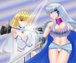 big_breasts blue_cape blue_gloves breasts cape cleavage cleavage_dress female female_pirate female_villain girl hair_ornament hot_girl hot_woman large_boobs large_breasts long_hair pirate pirate_girl power_rangers revealing_clothes revealing_clothing revealing_dress revealing_outfit seijuu_sentai_gingaman sexy sexy_clothing sexy_dress sexy_female sexy_outfit sexy_woman shelinda silver_armor silver_boots silver_dress silver_outfit steerswoman_shelinda super_sentai sword swordswoman tokusatsu villainess white_hair
