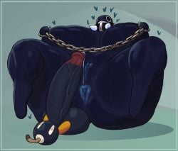 absurd_res anthro anus areola ass balls big_anus big_areola big_balls big_breasts big_butt big_nipples big_penis bob-omb bodily_fluids bound breasts chain_chomp chained chains collar dripping duo female genital_fluids genitals gigi_(thecoatl034) hi_res huge_areola huge_balls huge_breasts huge_butt huge_cock huge_thighs humanoid_genitalia humanoid_penis hyper hyper_balls hyper_genitalia hyper_penis larger_female lying male male/female mario_(series) mario_bros nintendo nipple_piercing nipples on_back paws penis piercing precum precum_drip size_difference smaller_male spiked_collar spikes spread_legs spreading thecoatl034 thick_thighs vein veiny_penis vulva