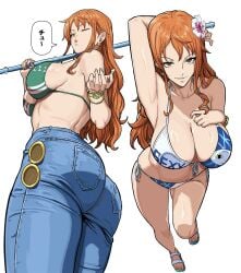 nami (one piece) from one piece by mikeypieart