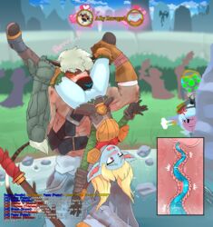 2016 armor armwear blonde_hair blood blue_nose blue_skin blue_tongue blush boots bottomless closed_eyes cloud cunnilingus day dialogue dragon english_text eyewear female footwear fur gloves goggles grass group heart highres human humanoid internal league_of_legends licking long_hair male mammal master_yi nosebleed open_mouth oral outdoors poppy purple_eyes pussy riot_games river roadiesky rock scalie sex simple_background size_difference sky spread_legs spreading standing straight suspension sweat sweatdrop teeth text tongue tongue_out tristana upside-down uterus vaginal_penetration water weapon white_hair wings x-ray yordle