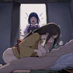1boy 2girls ai_generated ass big_ass big_breasts blowjob blush bob_cut boruto:_naruto_next_generations breasts brother_in_law_and_sister_in_law brown_hair byakugan caught caught_in_the_act cheating cheating_husband completely_nude cucked_by_sister cuckquean embarrassed eyeless eyeless_male fellatio female hair_between_eyes handjob hi_res husband_and_wife hyuuga_hanabi hyuuga_hinata in-lawcest kimono kneeling light-skinned_female light-skinned_male light_skin long_hair looking_at_another looking_at_partner looking_at_viewer male muscular muscular_male naruto naruto_(series) netorare nipples ntr nude on_bed oral oral_sex paizuri paizuri_fellatio penis pleasure_face ponytail purple_hair pussy sex shirt short_hair siblings sisters skirt straight sucking sucking_penis surprised surprised_expression thxxx59 toned toned_female uncensored uzumaki_hinata uzumaki_naruto voyeur voyeurism walk-in whisker_markings whiskers white_eyes yellow_hair