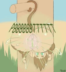 1boy anal_juice ass ass_juice balls big_ass big_butt bubble_ass bubble_butt butt_clench fart feet gay hanging_balls humanoid monkey oc pink_anus puffy_anus sagging_balls shortstack stookybum swollen_anus
