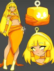 blox_fruits buddha female_human female_only lox_fruits minstlu_oc nala_(minstlu) oc only_female original_character roblox roblox_game robloxian yellow_eyes yellow_hair