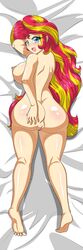 1girls aqua_eyes ass barefoot blonde_hair blush body_blush breasts cogbrony completely_nude completely_nude_female curvy dakimakura equestria_girls female female_only friendship_is_magic full_body hand_on_ass hasbro huge_ass human humanized large_ass large_breasts long_hair looking_at_viewer lying my_little_pony naked naked_female navel nipples nude nude_female on_stomach open_mouth pussy red_hair shiny shiny_hair shiny_skin sideboob sidelocks smile solo sunset_shimmer two_tone_hair very_long_hair wide_hips