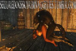 3d animated female male seizuredogsskyrimnaughties sex skyrim the_elder_scrolls werewolf