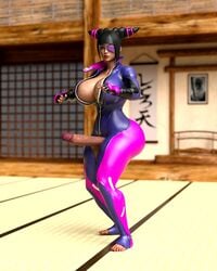 1futa 3d animated ass balls big_ass breasts bursting_breasts cjflo cleavage dickgirl erection feet futa_only futanari hourglass_figure huge_breasts huge_cock intersex juri_han large_penis no_sound penis red_toenails solo solo_futa street_fighter street_fighter_v testicles thick_thighs toeless_legwear veiny_penis video wide_hips