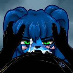 2016 cum cum_in_mouth datfurrydude femboy five_nights_at_freddy's five_nights_at_freddy's_2 gay girly humanoid machine male nana_gel oral penetration sex shadow_bonnie simple_background toy_bonnie toy_bonnie_(fnaf) trap yaoi