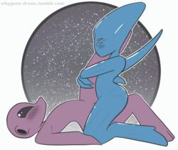 alien animated duo female sex tribadism whygena-draws yuri