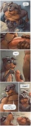 adam_wan age_difference anthro balls bed black_fur breasts brown_fur canid canine canis chugging closed_eyes cock_hungry comic cum cum_chugging cum_in_mouth cum_inside cum_on_face cum_on_tongue cumshot deepthroat deepthroat_holder deepthroat_hug dialogue doberman duo ejaculation english_text erection eye_contact fellatio female floppy_ears fur furry furry_only gay handjob highres humanoid_penis larger_male looking_down looking_up male male/female male_only mammal nude open_mouth oral oral_sex orgasm penis rottweiler saliva saliva_string sex sideboob size_difference smaller_female speech_bubble standing straight surprised swallowing_penis_while_deepthroat text thick_penis tongue tongue_out vein veiny_penis watermark yaoi zaush