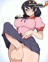 hanekawa tsubasa from bakemonogatari by foxenpai