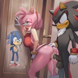 1girls 2boys against_door ai_generated amy_rose ass ass_grab balls big_balls big_breasts big_cock big_penis big_testicles breast_press breasts butt butt_grab cheating cheating_girlfriend clueless cock cocky completely_nude_male confident covered_nipples creampie crying cucked_by_rival cuckold cuckolding cum_in_pussy cum_inside cum_overflow dress drooling female female_penetrated female_pervert femsub fucked_silly full-face_blush furry furry_only grabbing_another's_ass grin large_balls large_breasts large_cock large_penis large_testicles looking_pleasured loving_it male male/female male_on_female male_penetrating male_with_female maledom naughty_face netorare nokani ntr nude_male_clothed_female panties panties_aside penis pink_panties self_upload sex_from_behind shadow_the_hedgehog smile smug sonic_(series) sonic_the_hedgehog sonic_the_hedgehog_(series) standing_sex testicles thick_thighs tongue_out unaware vaginal vaginal_penetration vaginal_sex wide_hips x-ray