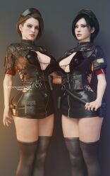 ada wong from resident evil by leonyash3d
