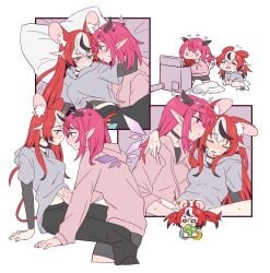 hakos baelz from hololive by ramphastostella