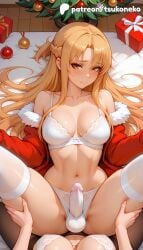 asuna (sao) from christmas by tsukoneko