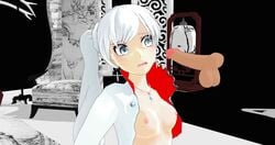 female rwby tagme vale_outfit weiss_schnee weiss_schnee_(vale) white_hair