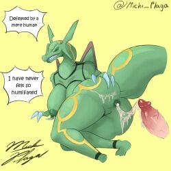 female rayquaza from nintendo by michi plaga