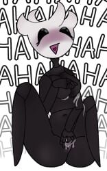 hollow_knight hollow_knight:_silksong hollow_knight_(franchise) team_cherry bug bug_girl breasts pussy 1girl solo solo_female emilitia eternal_emilitia_(hollow_knight) masturbation masturbating fingering_self pussy_juice blushing blushing_female blush moan moaning moaning_in_pleasure moans orgasm female_orgasm