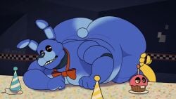 anal anilingus animated animatronic anthro anthro_on_anthro anthro_only ass bent_over bent_over_table blue_body bonnie_(fnaf) bottom_heavy brown_eyes chica_(fnaf) cupcake_(fnaf) eating_ass fat_ass five_nights_at_freddy's furry huge_ass huge_ass_(male) jiggling_ass koenics lagomorph loop looping_animation male male/female male_focus no_sound oral rabbit rabbit_ears rimming rimming_male robot robot_anthro robot_joints scottgames shorter_than_10_seconds solo_focus tagme thick_thighs video