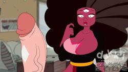 2023 3_eyes 5_fingers alien alien_humanoid alternate_costume animated artist_name bedroom_eyes belt big_breasts big_eyes big_hair big_iris big_nose big_penis biped black_eyebrows black_eyes black_hair breast_markings breasts cartoon_network cleavage cleavage_overflow clothed clothed_female clothed_humanoid clothing collarbone dakkii dark_hair diamond_(marking) digital_drawing_(artwork) digital_media_(artwork) dress duo english_description english_text erection eyebrows eyeshadow female female_humanoid fingers garnet_(gem_species) garnet_(steven_universe) gem_(species) genital_markings genitals glans hair huge_breasts huge_hair human humanoid imminent_sex iris light_body light_markings light_skin lips looking_at_another's_genitalia looking_at_another's_penis looking_at_genitalia looking_at_penis looking_at_viewer makeup male male_human mammal markings meme mostly_offscreen_character mostly_offscreen_human mostly_offscreen_male mouth_closed multi_eye multicolored_breasts multicolored_clothing multicolored_dress narrowed_eyes no_pupils not_furry penis penis_markings pink_body pink_glans pink_nose pink_skin red_body red_eyeshadow red_lips retracting_foreskin round_nose screencap screencap_background seductive short_playtime skimpy smile smiling_at_viewer sound sound_warning standing star_(marking) steven_quartz_universe steven_universe surprised tagme text thick_lips three-quarter_view vein veiny_penis video white_markings white_sclera white_text wide_eyed yellow_belt