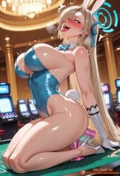 1girl 1girls ahegao ai_generated anal anal_object_insertion animal_ears artist_name asuna_(blue_archive) asuna_(bunny)_(blue_archive) asymmetrical_bangs bare_legs bare_shoulders blue_archive blue_bow blue_eyes blue_halo blue_leotard blush bow bowtie breasts detached_collar dildo dildo_riding double_penetration elbow_gloves fake_animal_ears fake_tail female_ejaculation female_masturbation female_orgasm gloves hair_over_one_eye halo high_heels highleg highleg_leotard indoors kneeling large_breasts leotard long_hair masturbation monitor object_insertion official_alternate_costume open_mouth orgasm patreon patreon_logo patreon_username playboy_bunny pussy_juice rabbit_ears rabbit_tail rolling_eyes sex_toy sideboob solo strapless strapless_leotard tagme_(artist) tail thighs tongue tongue_out traditional_bowtie trembling vaginal vaginal_object_insertion very_long_hair web_address white_footwear white_gloves