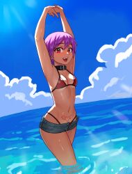 1girls 2d 2d_(artwork) 2d_artwork almost_naked almost_nude arm_above_head arm_up armpits arms_above_head arms_up bare_armpits bare_arms bare_belly bare_chest bare_hands bare_hips bare_legs bare_midriff bare_navel bare_shoulders bare_skin bare_thighs belly belly_button belly_tattoo bikini bikini_bottom bikini_top black_choker black_collar blue_shorts blue_sky_background breasts choker cleavage collar collarbone crotch_tattoo curvaceous curvaceous_body curvaceous_female curvaceous_figure curvaceous_hips curvy curvy_body curvy_female curvy_figure curvy_hips darkstalkers day daylight daytime digital digital_art digital_drawing digital_drawing_(artwork) digital_media digital_media_(artwork) drawing elbows exposed exposed_armpits exposed_arms exposed_belly exposed_chest exposed_hips exposed_legs exposed_midriff exposed_navel exposed_shoulders exposed_skin exposed_thighs eye-level_view eyebrows_visible_through_hair feet_in_water female female_focus female_only fingernails fingers from_front front_view glistening_arms glistening_belly glistening_boobs glistening_breasts glistening_legs glistening_skin glistening_thighs glossy_breasts groin hair_between_eyes halterneck hand_above_head hand_up hands_above_head hands_up in_water jean_shorts knees_out_of_frame lean_figure legs_in_water lilith_aensland looking_at_viewer midriff mostly_nude naked naked_female naked_woman narrow_waist navel nearly_nude nude nude_female nudity ocean_background open_mouth open_mouth_smile outdoor outdoor_background outdoor_nudity outdoors outside outside_nudity parted_lips partially_submerged partially_submerged_legs petite petite_body petite_breasts petite_female petite_girl petite_tits pink-haired_female pink_hair pink_hair_female pink_tattoo portrait posing posing_for_the_viewer posing_naked posing_nude practically_nude pubic_tattoo red-eyed_female red_bikini red_bikini_top red_eyes red_swimsuit red_swimwear ripples sea sea_background seaside shiny_armpits shiny_arms shiny_belly shiny_breasts shiny_legs shiny_skin shiny_thighs short_hair shorts shoulders sky_background slender_body slender_waist slim_female slim_waist small_boobs small_breasts small_tits smile smiley_face smiling smiling_at_viewer solo standing standing_in_water stomach_tattoo string_bikini submerged_feet submerged_legs swimsuit swimwear tattoo tattoo_above_pussy tattoo_on_belly tattoo_on_stomach tattooed tattooed_belly tattooed_female tattooed_girl thighs tiny_breasts tiny_tits tongue top_view underboob upper_body upper_teeth watcher_hollow wide_hips womb_tattoo