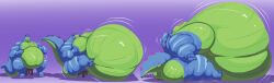 anthro bara barazoku belly big_belly bobert dinosaur growth growth_sequence hyper male male_only muscles muscular nude overweight scalie solo solo_male