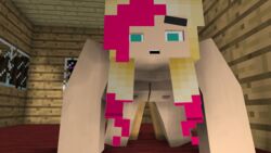 3d cubic_breasts female minecraft nipples sex solo solo_female tagme