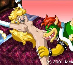 00s 2000s 2001 bed beige_skin blonde_hair bondage bound bound_to_bed bowser breasts claws color crown cucked_by_enemy cuckold cuckold_rape cunnilingus female gag gagged green_shell hair helpless hero horns human interspecies koopa licking long_hair male mario_(series) nintendo nipples nude open_eyes open_mouth oral pillow princess_peach pussy rape red_hair restrained reverse_forced_oral rope sharp_teeth shaxbert shell spiky_shell straight_hair superheroine supervillain tape tape_gag tongue turtle villain vulva