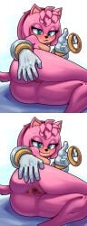 amy_rose_(sonic_movie) horny_female phenecly presenting_hindquarters ring