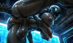 ai_generated alien alien_(franchise) alien_humanoid cum futanari xenomorph