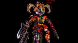 3d c4d cinema4d father_and_daughter five_nights_at_freddy's freddy_fazbear's_pizzeria_simulator scottgames scrap_baby scrap_baby_(fnaf) scraptrap scraptrap_(fnaf) tagme