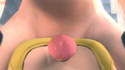 3d animated areolae breasts cleavage cum cum_on_face cumshot dickgirl esk female_pov futanari intersex king_of_fighters leona_heidern mai_shiranui nipples no_testicles paizuri sound source_filmmaker tagme taker_pov video