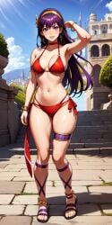 ai_generated athena_asamiya bikini king_of_fighters long long_hair psycho_soldier snk snk_heroines:_tag_team_frenzy the_king_of_fighters