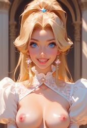 ai_generated big_breasts blonde_hair female star_earrings tagme